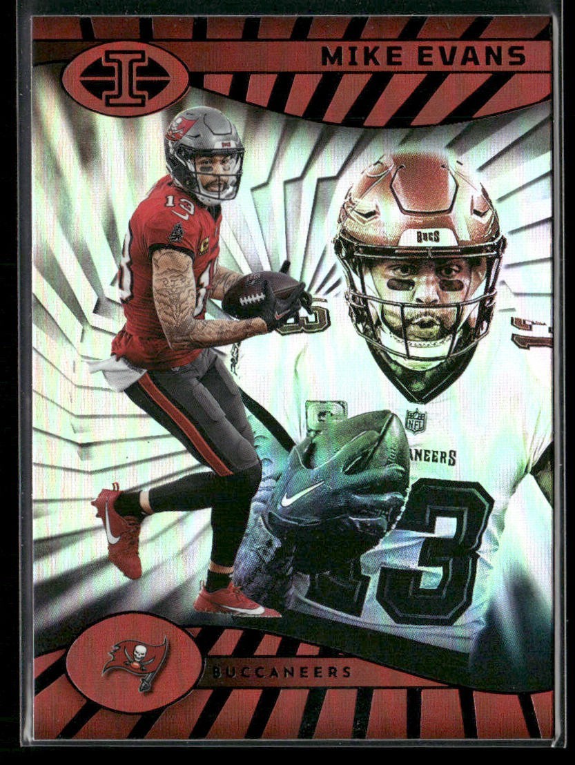 Mike Evans Player Lot Bundle 10 Different Football Cards ME003 Buccaneers back