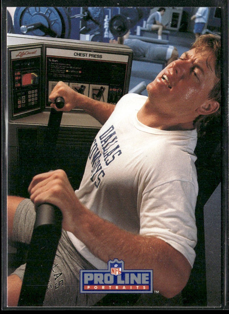 Troy Aikman Player Lot Bundle 10 Different Football Cards TA007 Cowboys front