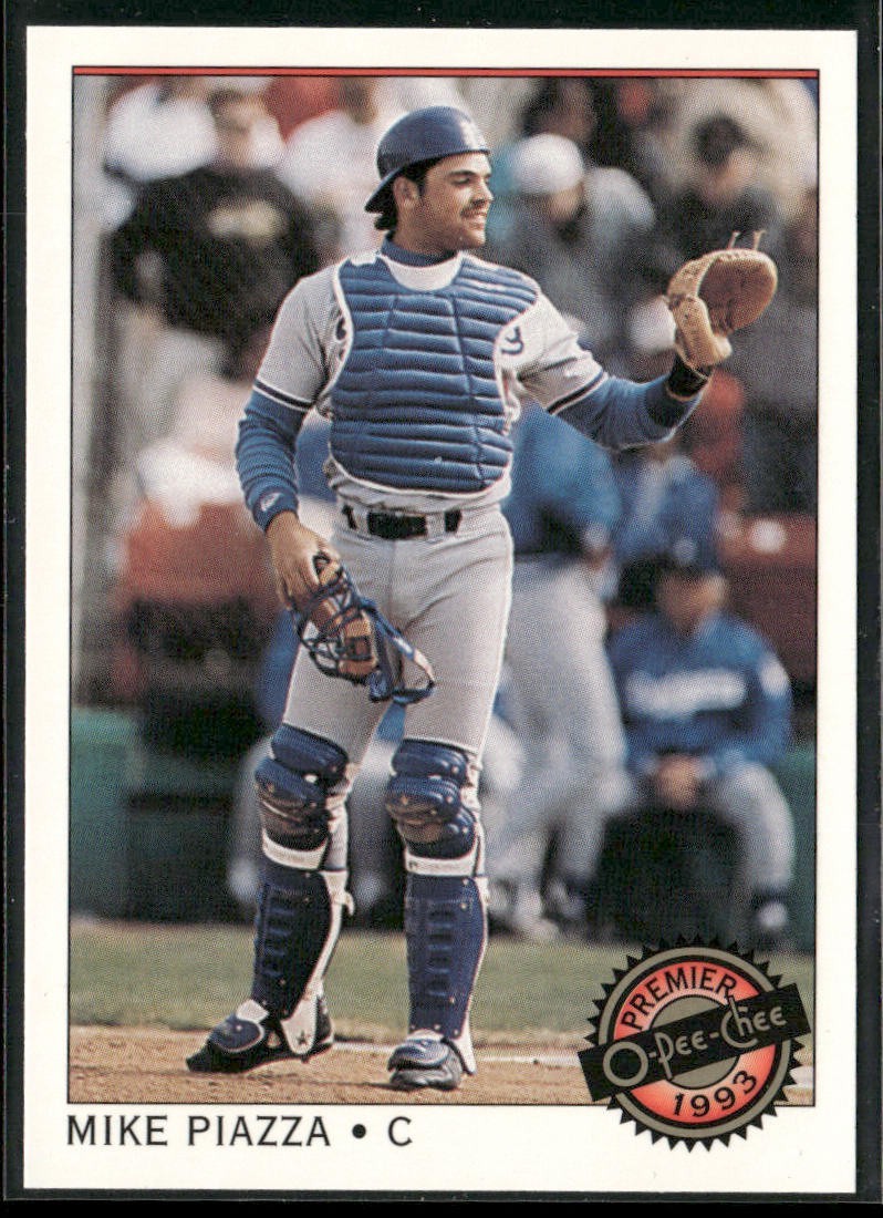 Mike Piazza Player Lot Bundle 10 Different Baseball Cards MP002 Dodgers Mets back