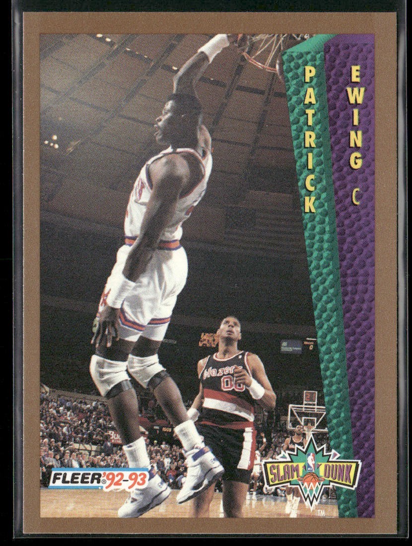 Patrick Ewing Player Lot Bundle 10 Basketball Cards PE006 New York Knicks front
