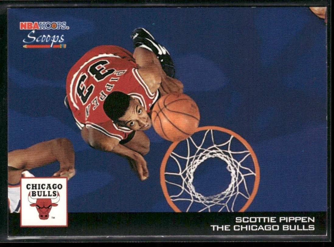 Scottie Pippen Player Lot Bundle 10 Basketball Cards SP004 Chicago Bulls back