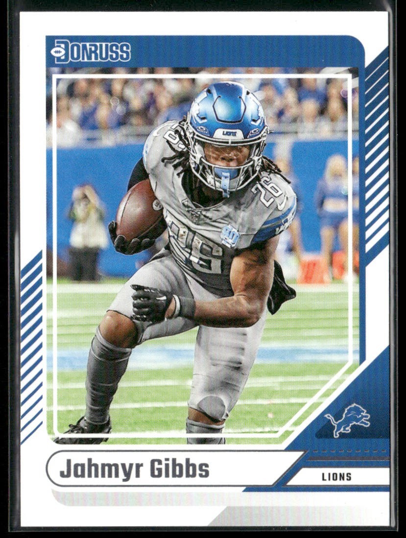 Jahmyr Gibbs Player Lot Bundle 10 Different Football Cards JG001 Lions 6 RC back