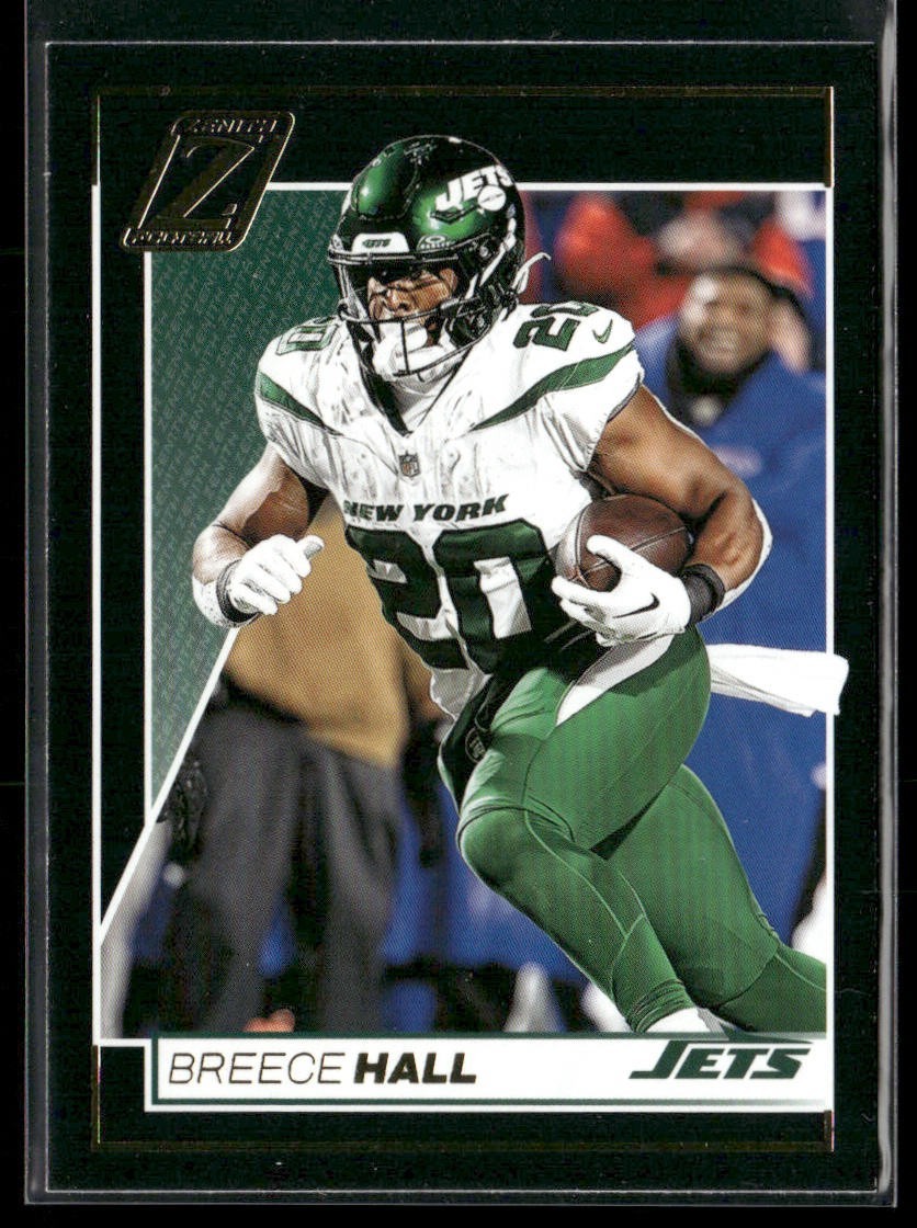 Breece Hall Player Lot Bundle 10 Different Football Cards BH001 Jets 4 RC back