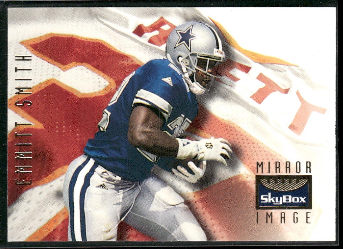 Emmitt Smith Player Lot Bundle 10 Different Football Cards ES003 Cowboys back