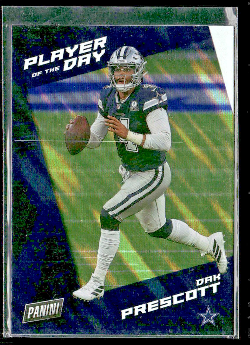 Dak Prescott Player Lot Bundle 10 Different Football Cards DP003 Cowboys front
