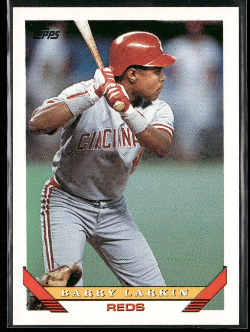 Barry Larkin Player Lot Bundle 10 Different Baseball Cards BL002 Reds back