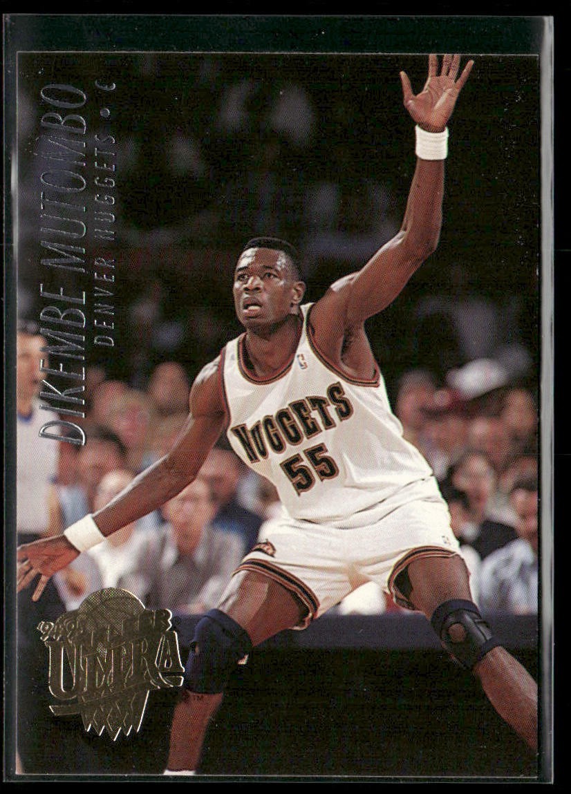 Dikembe Mutombo Player Lot Bundle 10 Basketball Cards DM005 Nuggets Hawks back