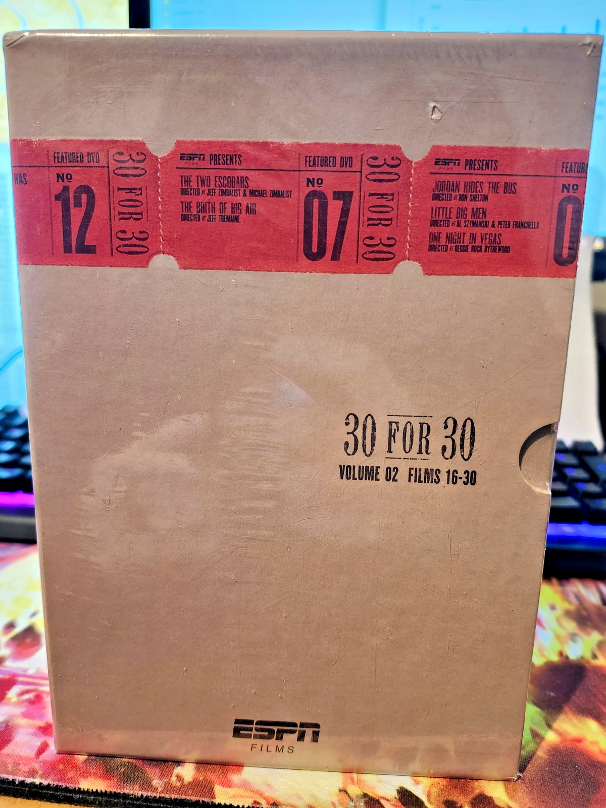 ESPN 30 for 30 Gift Set Collection | Volumes 1 & 2 DVD | Factory Sealed back