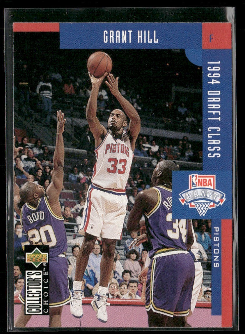 Grant Hill Player Lot Bundle 10 Basketball Cards GH003 Pistons 1 RC front