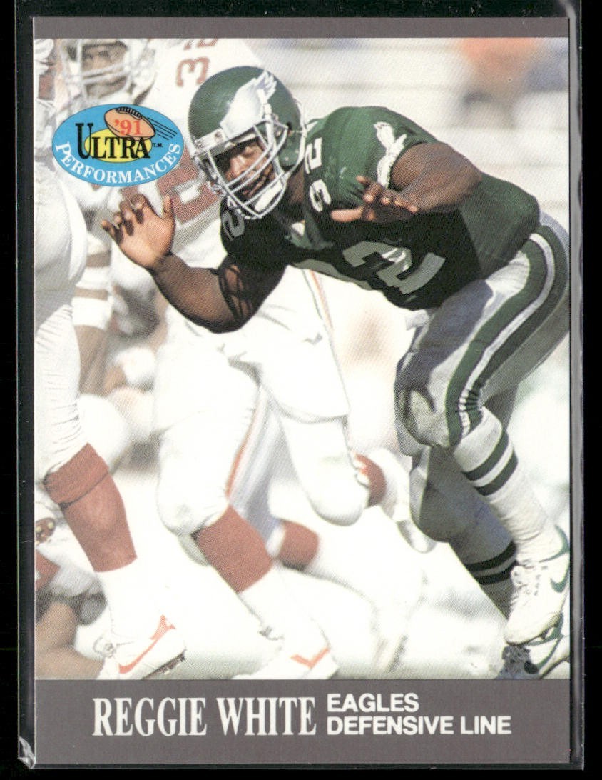 Reggie White Player Lot Bundle 10 Different Football Cards RW001 Eagles Packers back