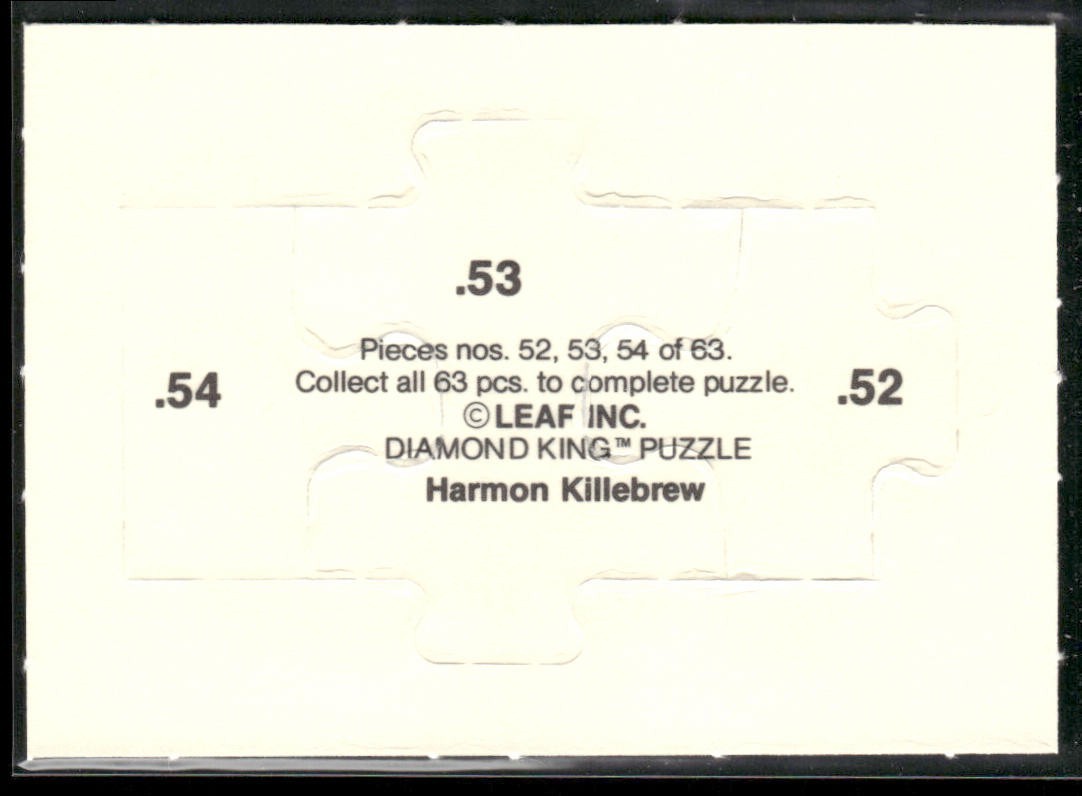 Puzzle Piece Lot Bundle 10 Different Baseball Cards P010 back