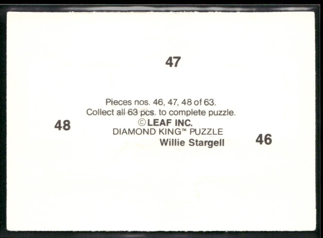 Puzzle Piece Lot Bundle 10 Different Baseball Cards P006 back