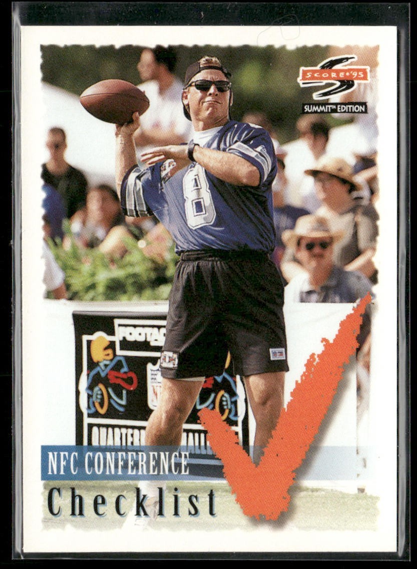 Troy Aikman Player Lot Bundle 10 Different Football Cards TA004 Cowboys back