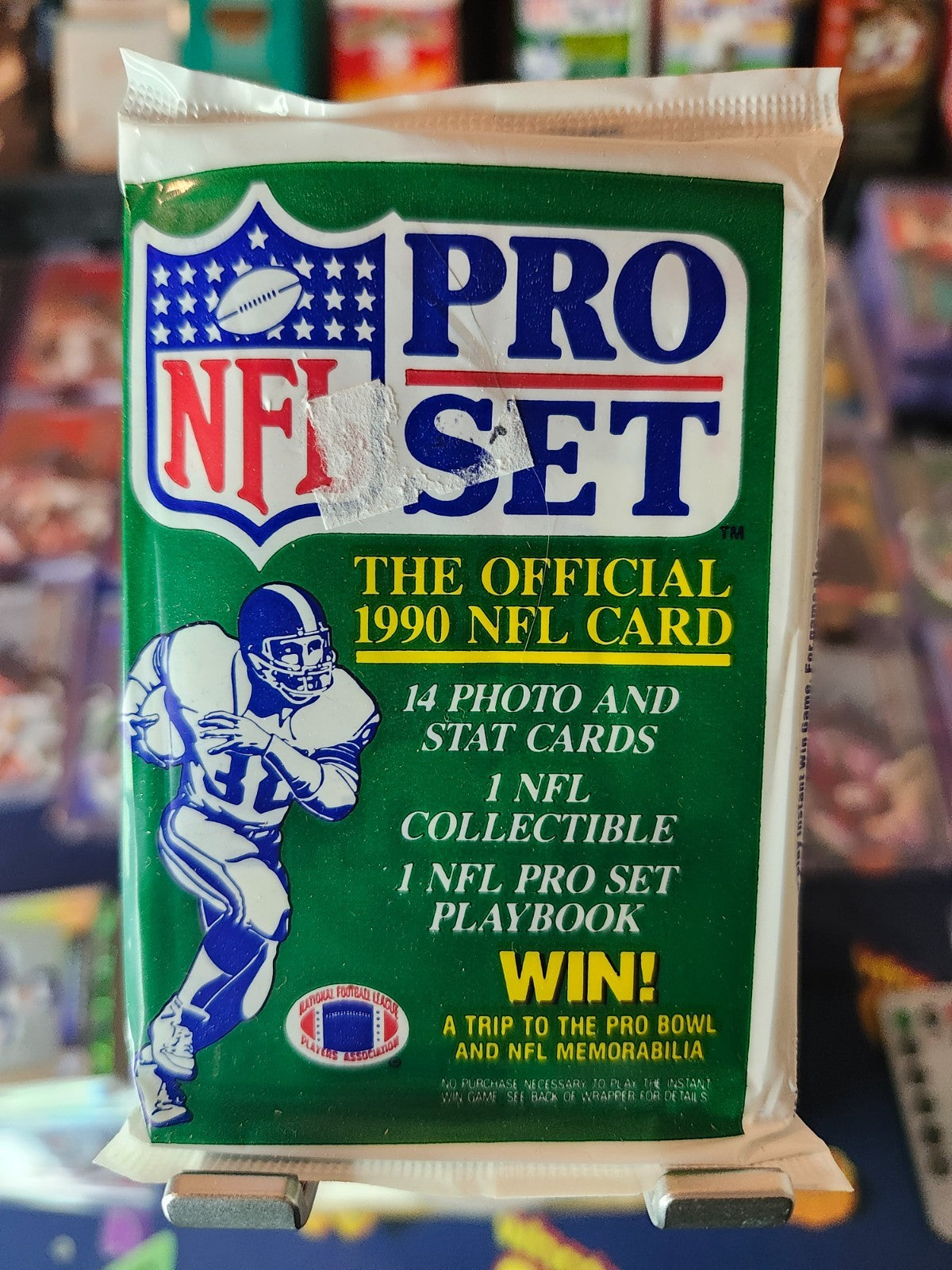 1990 Pro Set Football Series 1 Sealed Pack | Emmitt Smith RC?! front