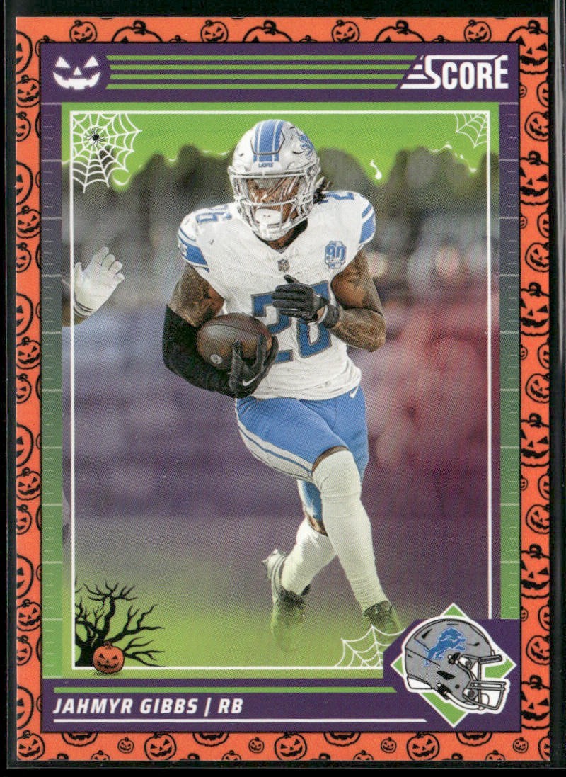 Jahmyr Gibbs Player Lot Bundle 10 Different Football Cards JG001 Lions 6 RC back