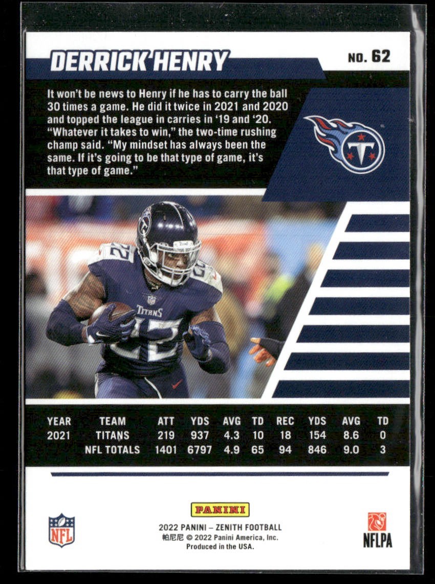 Derrick Henry Player Lot Bundle 10 Different Football Cards DH002 Titans Ravens back