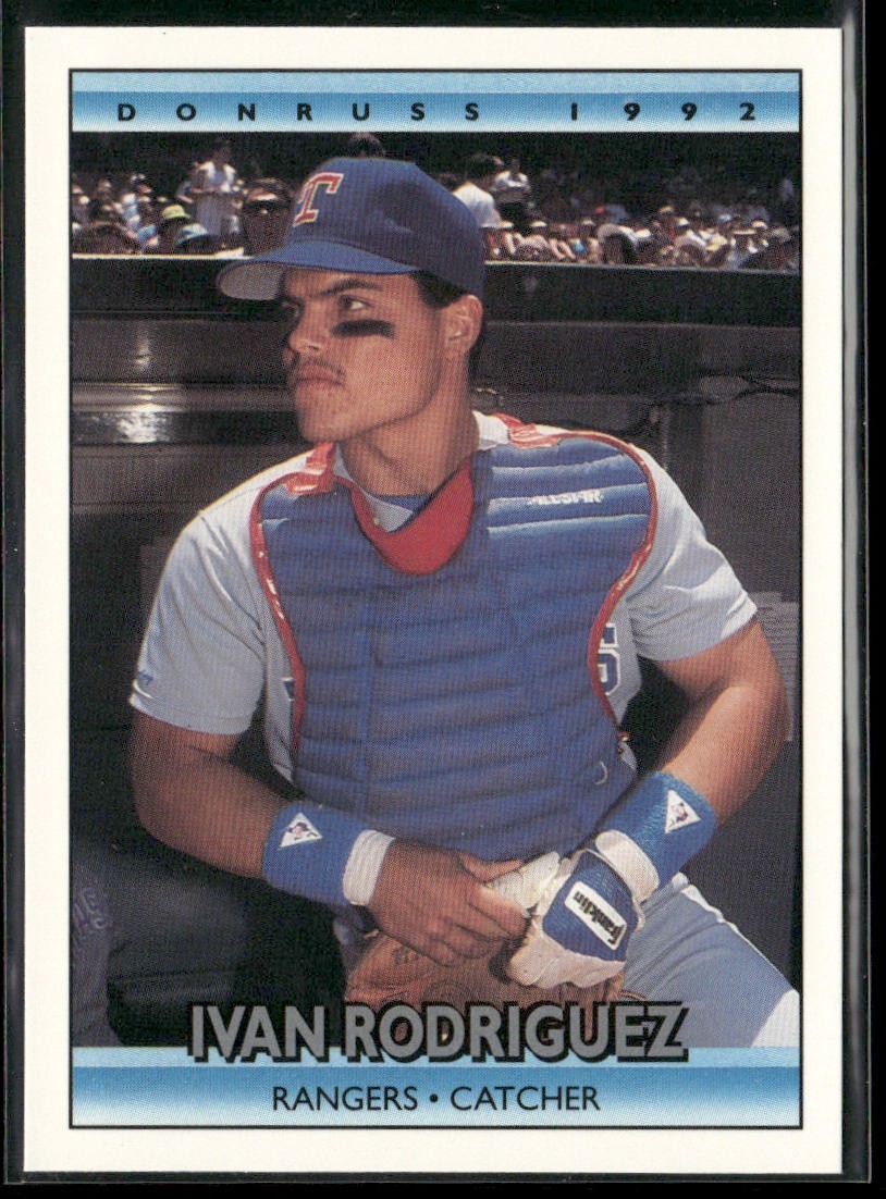 Ivan Rodriguez Player Lot Bundle 10 Different Baseball Cards IR001 Rangers back