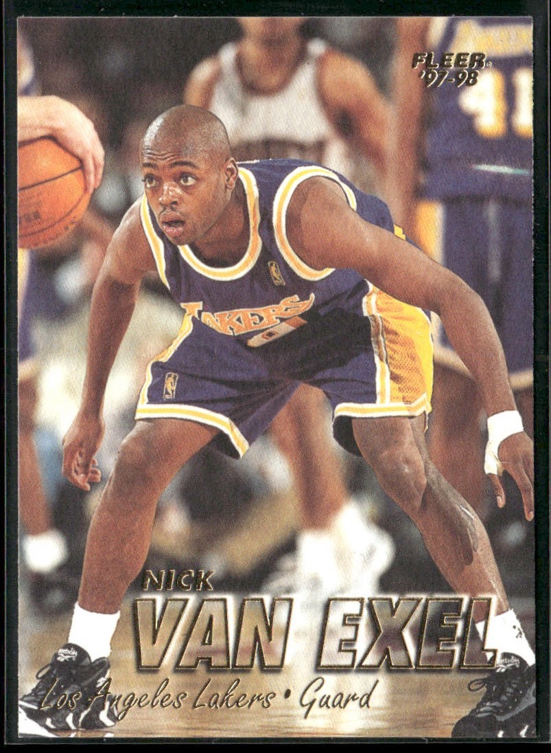 Nick Van Exel Player Lot Bundle 10 Basketball Cards NVE001 Lakers 3 RC's back