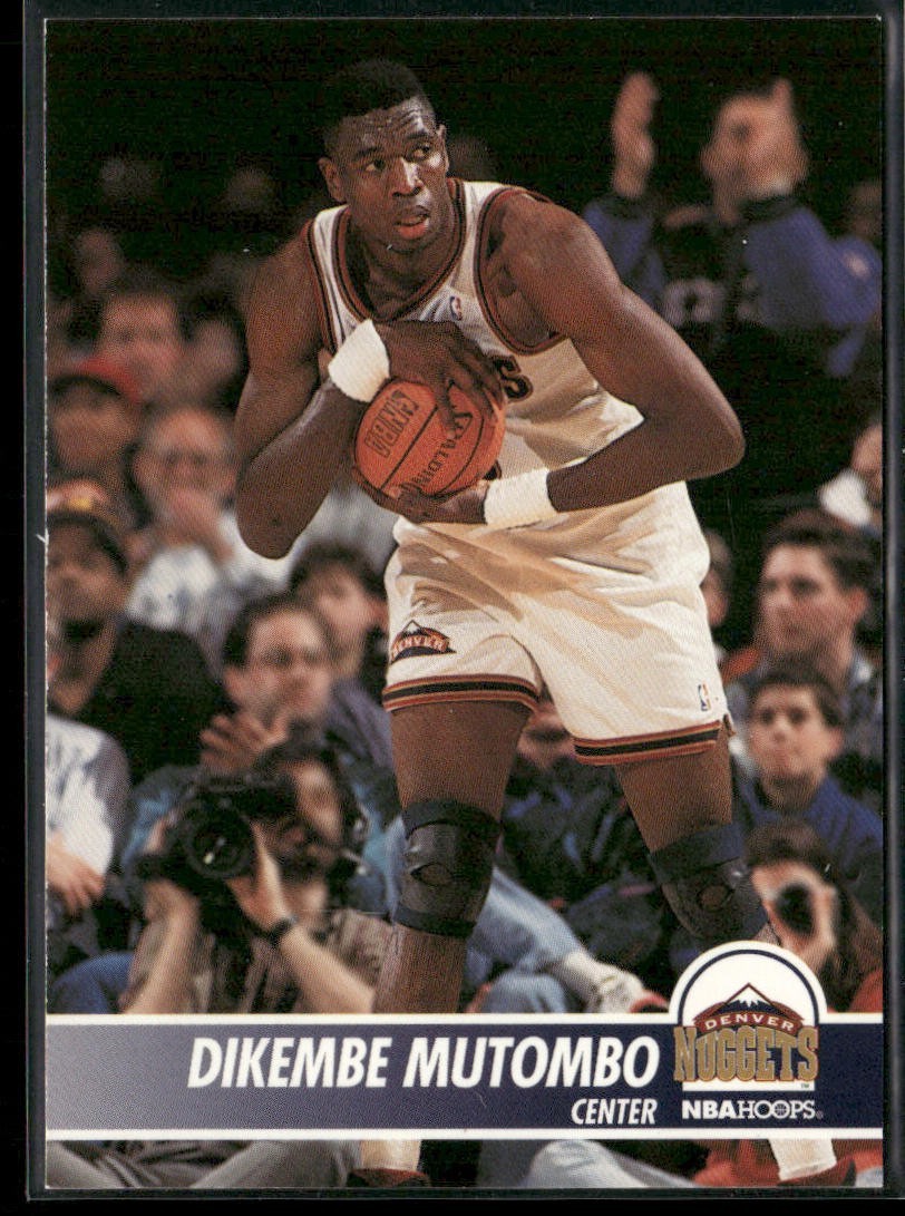 Dikembe Mutombo Player Lot Bundle 10 Basketball Cards DM004 Nuggets Hawks back