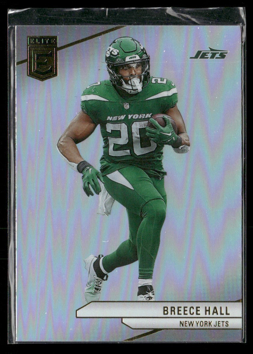 Breece Hall Player Lot Bundle 10 Different Football Cards BH001 Jets 4 RC back