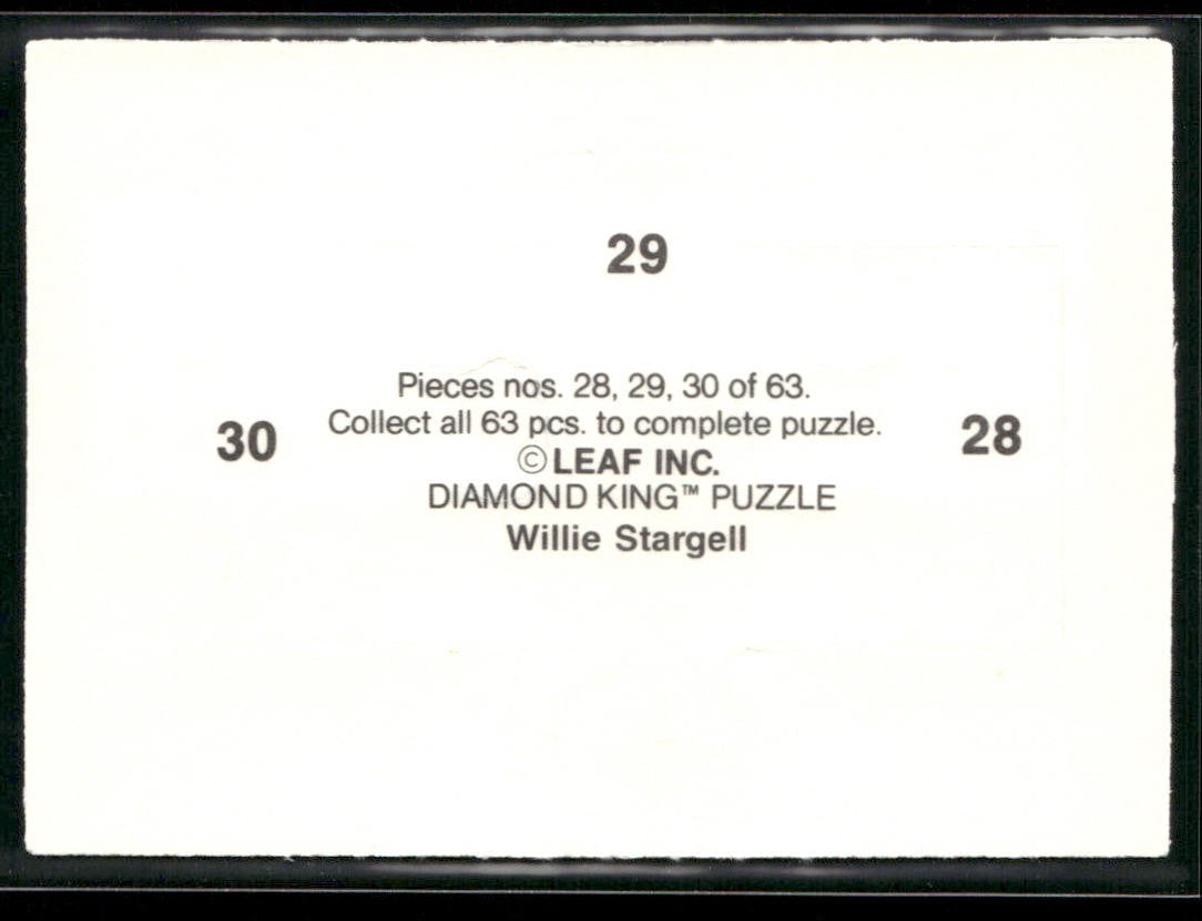 Puzzle Piece Lot Bundle 10 Different Baseball Cards P001 back