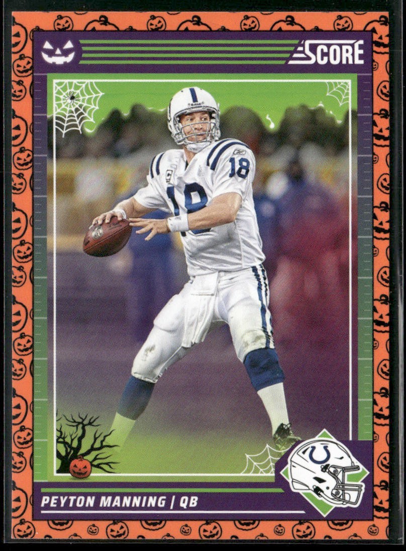 Peyton Manning Player Lot Bundle 10 Different Football Cards PM001 Colts back
