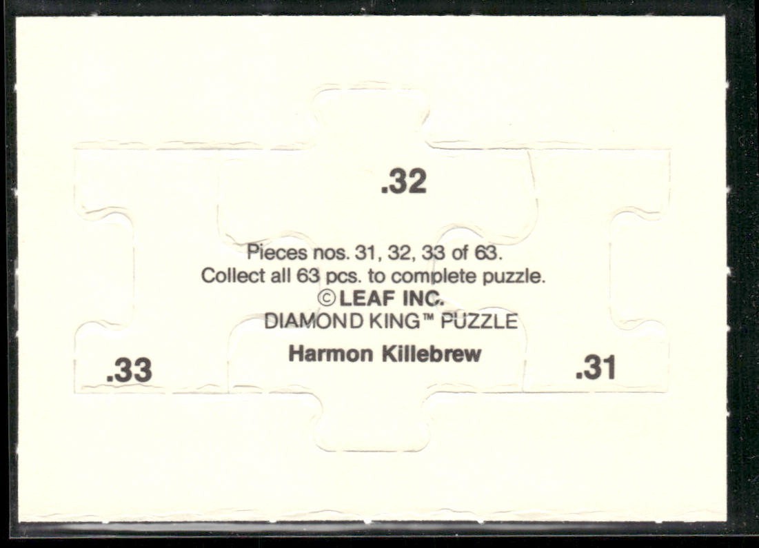 Puzzle Piece Lot Bundle 10 Different Baseball Cards P008 back