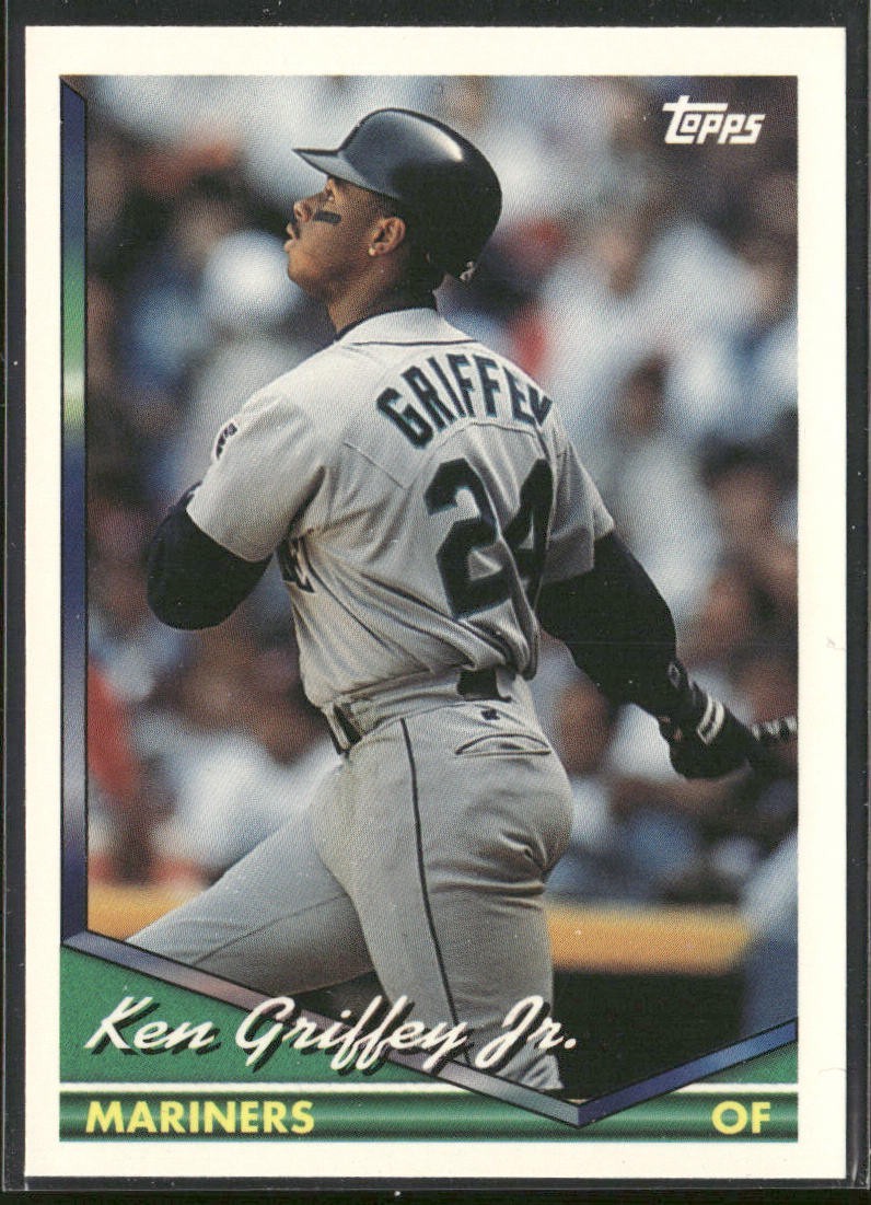 Ken Griffey Jr. Player Lot Bundle 10 Different Baseball Cards KGJ001 Mariners back