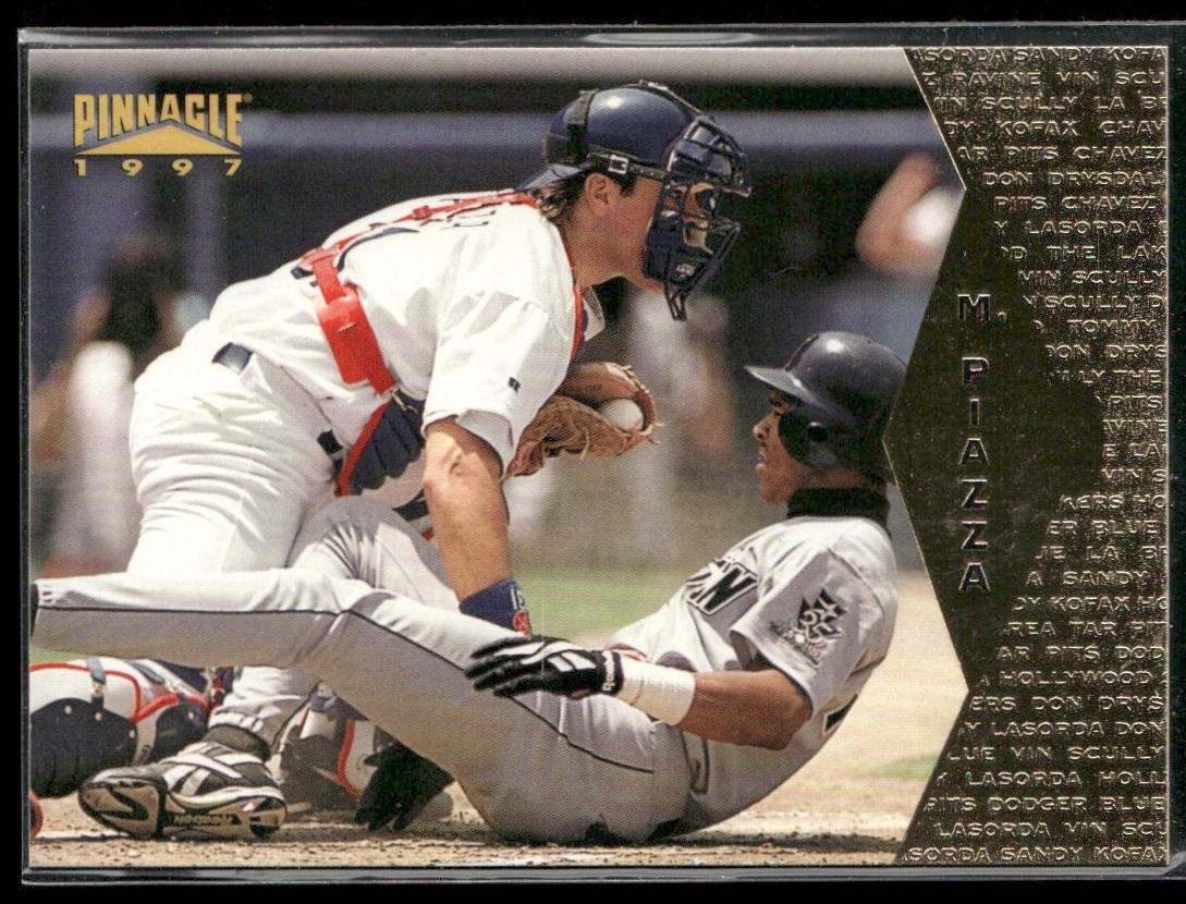 Mike Piazza Player Lot Bundle 10 Different Baseball Cards MP002 Dodgers Mets back