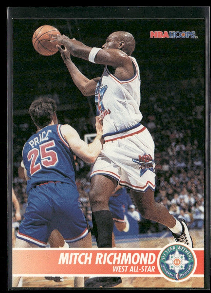 Mitch Richmond Player Lot Bundle 10 Basketball Cards MR002 Kings back
