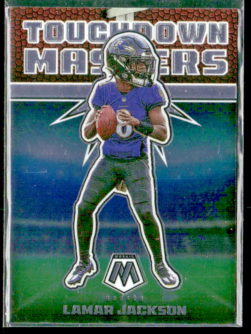 Lamar Jackson Player Lot Bundle 10 Different Football Cards LJ001 Ravens front