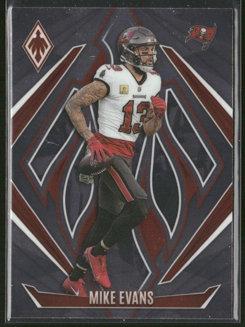 Mike Evans Player Lot Bundle 10 Different Football Cards ME001 Buccaneers back