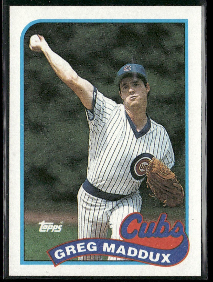 Greg Maddux Player Lot Bundle 10 Different Baseball Cards GM001 Braves back