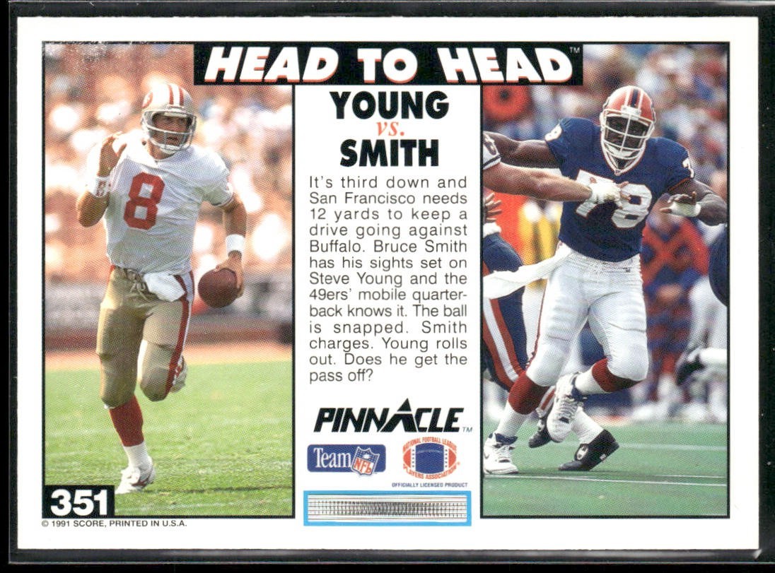Steve Young Player Lot Bundle 10 Different Football Cards SY006 49ers back