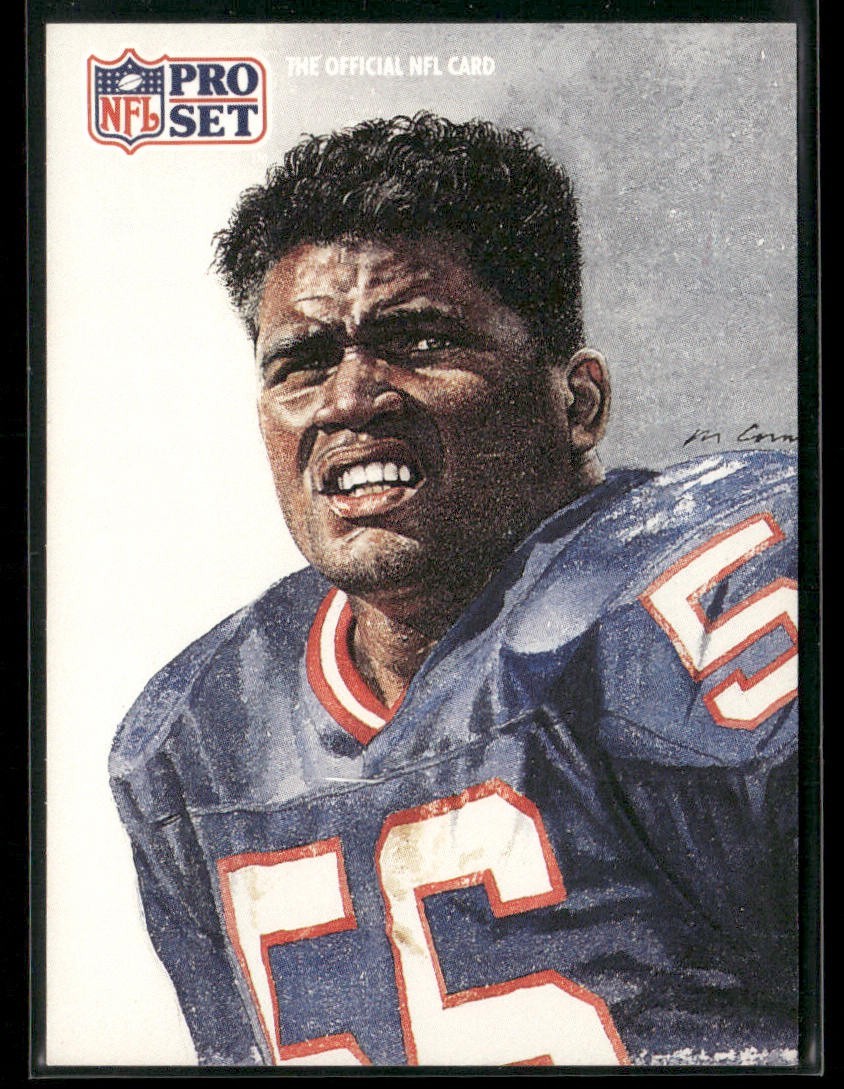 Lawrence Taylor Player Lot Bundle 10 Different Football Cards LT001 Giants back