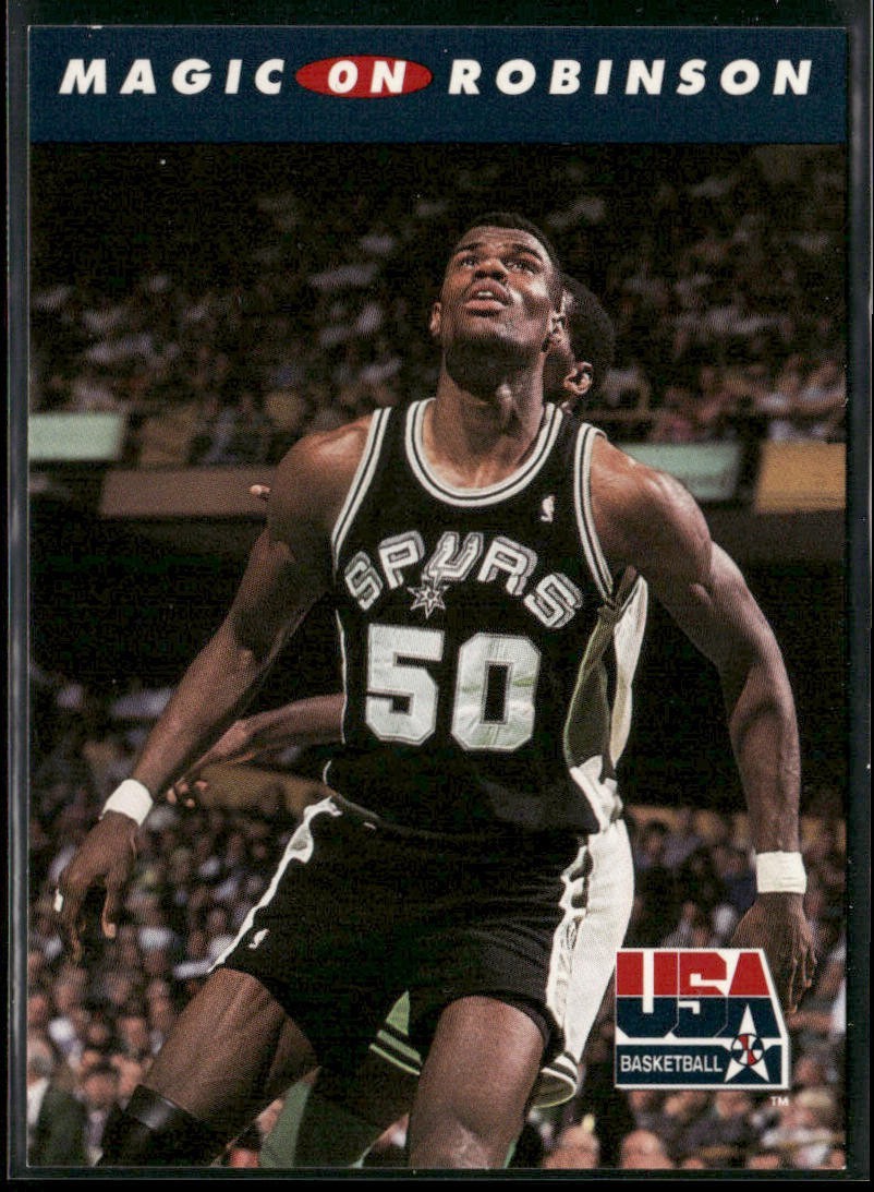 David Robinson Player Lot Bundle 10 Basketball Cards DR005 Spurs back