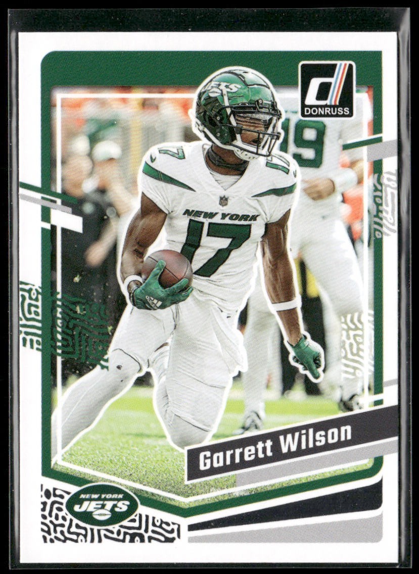 Garrett Wilson Player Lot Bundle 10 Different Football Cards GW001 Jets 1 RC back