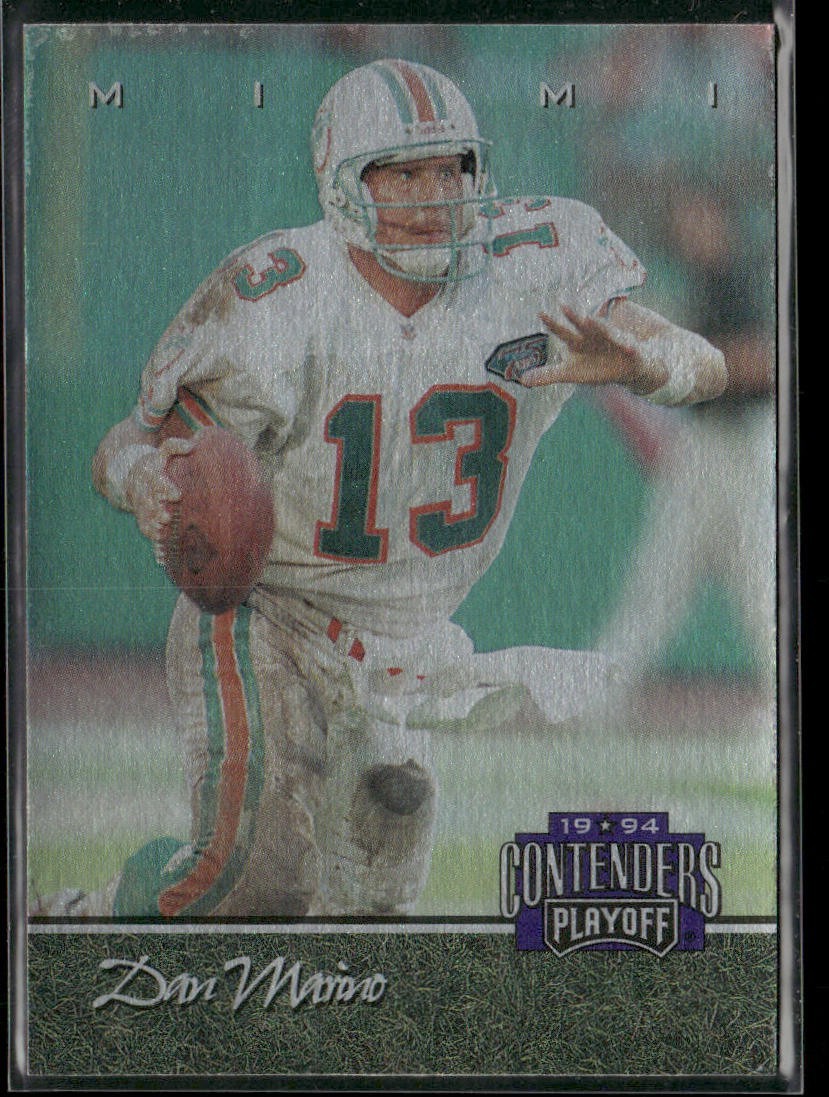 Dan Marino Player Lot Bundle 10 Different Football Cards DM007 Dolphins back