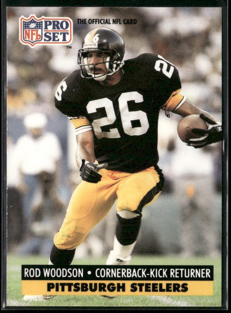 Rod Woodson Player Lot Bundle 10 Different Football Cards RW008 Steelers back
