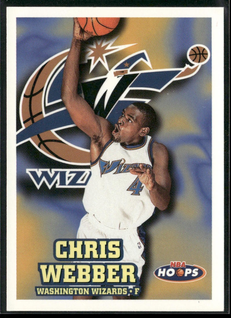 Chris Webber Player Lot Bundle 10 Basketball Cards CW001 Warriors 1 RC back