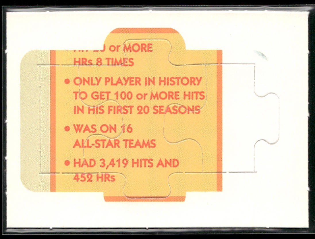 Puzzle Piece Lot Bundle 10 Different Baseball Cards P005 front