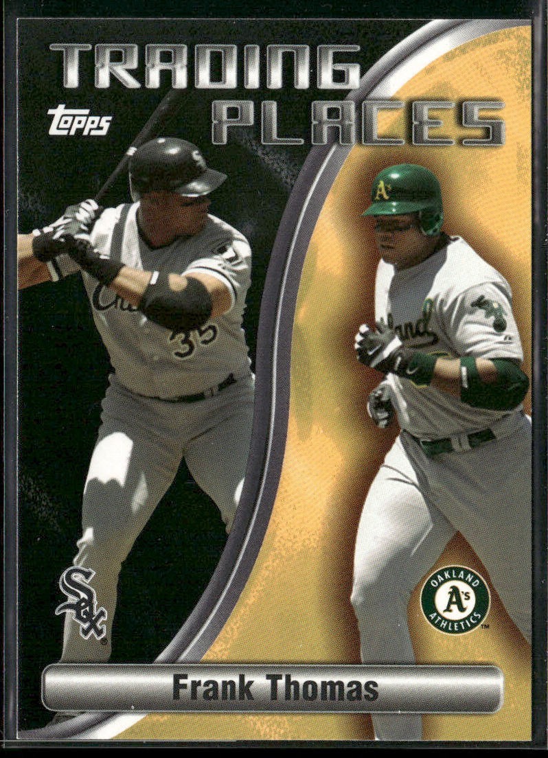 Frank Thomas Player Lot Bundle 10 Different Baseball Cards FT001 White Sox back