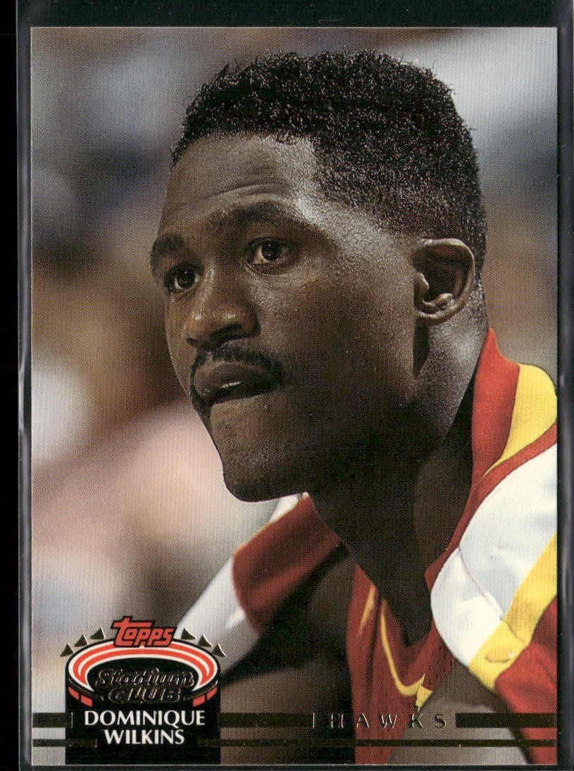 Dominique Wilkins Player Lot Bundle 10 Basketball Cards DW005 Hawks back