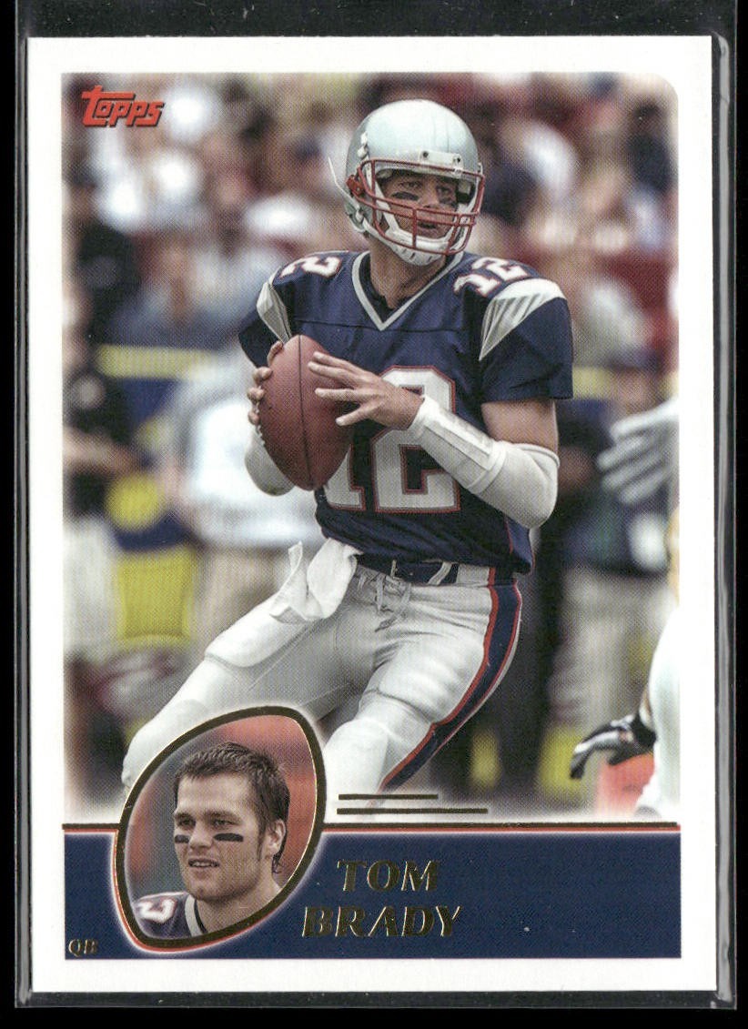 Tom Brady Player Lot Bundle 10 Different Football Cards TB001 Patriots back