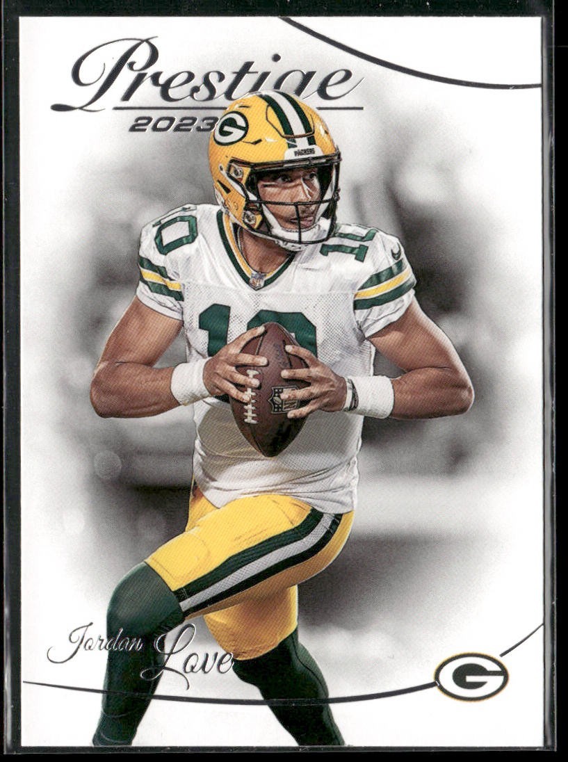 Jordan Love Player Lot Bundle 10 Different Football Cards JL001 Packers back