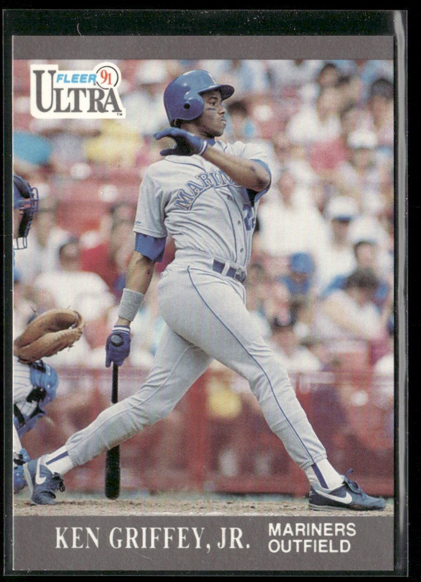 Ken Griffey Jr. Player Lot Bundle 10 Different Baseball Cards KGJ002 Mariners back