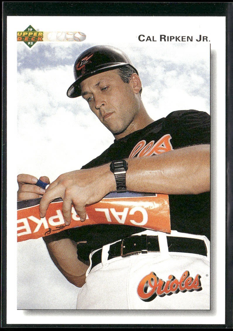Cal Ripken Jr. Player Lot Bundle 10 Different Baseball Cards CRJ001 Orioles back