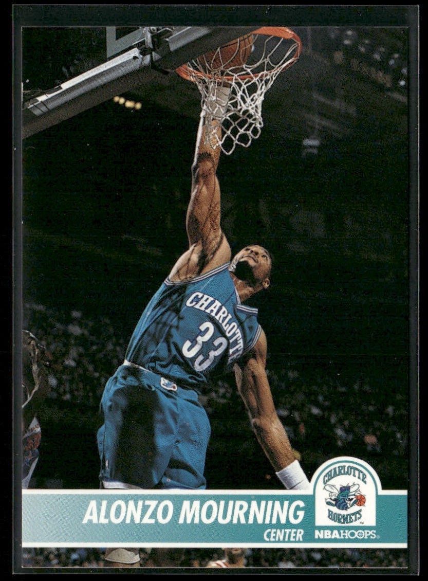 Alonzo Mourning Player Lot Bundle 10 Different Basketball Cards AM004 Heat back
