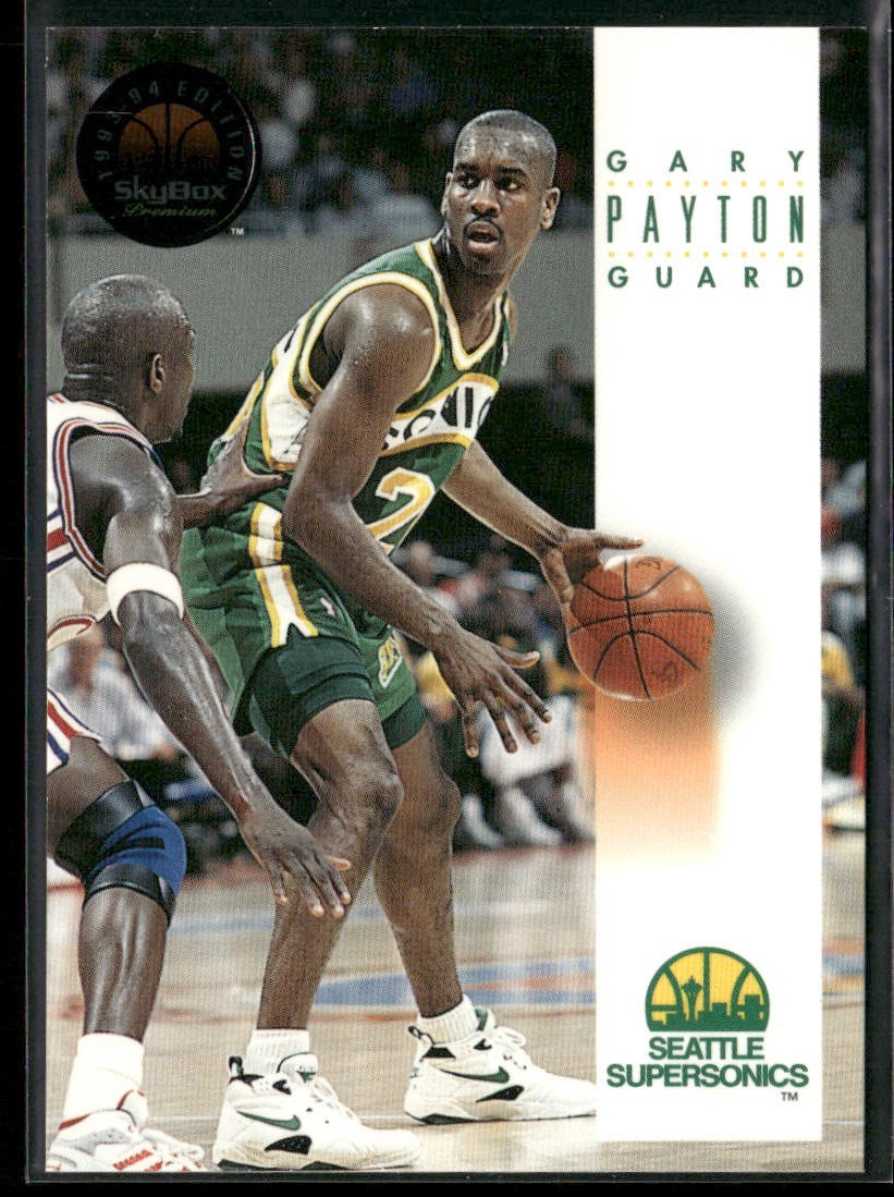 Gary Payton Player Lot Bundle 10 Basketball Cards GP003 Supersonics back
