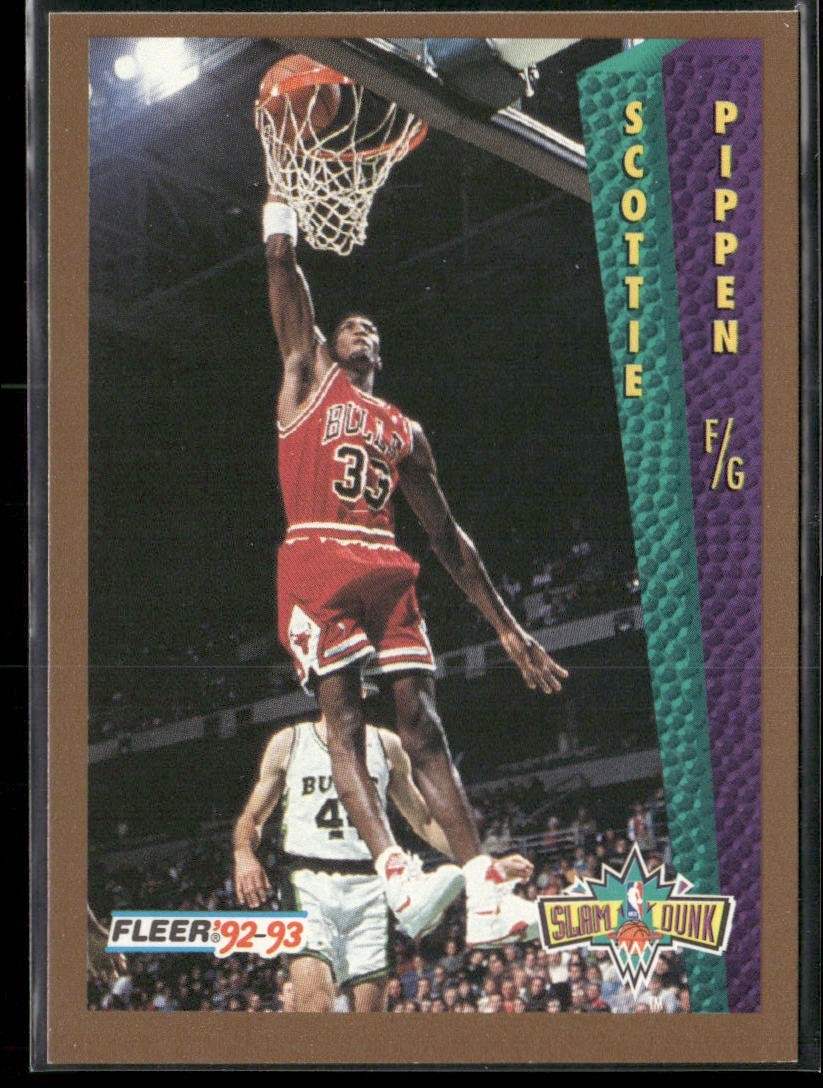 Scottie Pippen Player Lot Bundle 10 Basketball Cards SP002 Chicago Bulls front